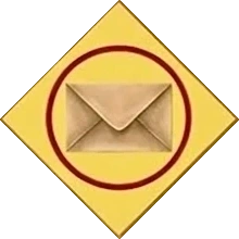 Карта Письмо в кольце - Индийский пасьянс