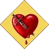 Сердце с ножом