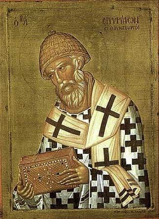 Святитель Спиридон, епископ Тримифунтский