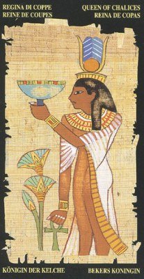 Королева Кубков в колоде Египетское Таро
