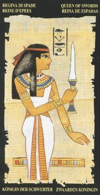 Королева Мечей в колоде Египетское Таро