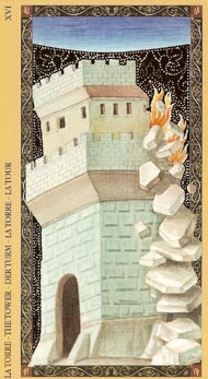 Башня в колоде Золотое Флорентийское Таро