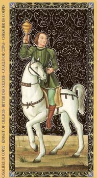 Рыцарь Кубков в колоде Золотое Флорентийское Таро
