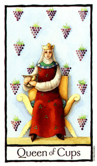 Королева Кубков в колоде Староанглийское Таро