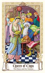 Королева Кубков в колоде Сказочное Таро