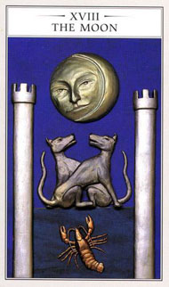 Луна в колоде Современное Таро Ренессанса